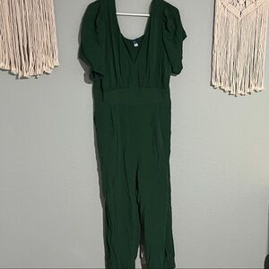 Elegant Green Women's Jumpsuit